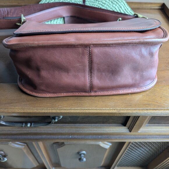 Coach Patricia Chestnut Leather Legacy Shoulder Bag D1276-19921 - Picture 6 of 11